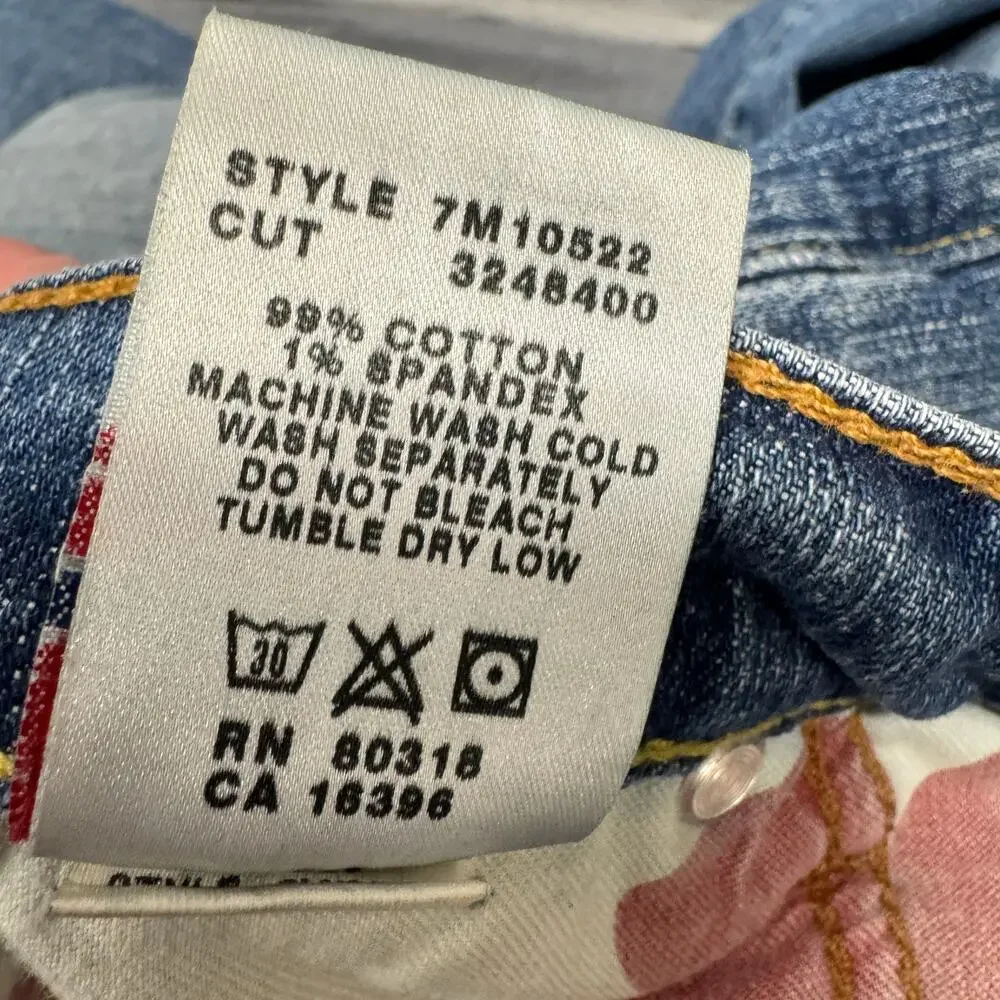 Lucky Brand Jeans Loose Fit Mens 36 (36x30 ACTUAL) Faded Wash Blue Denim Vintage